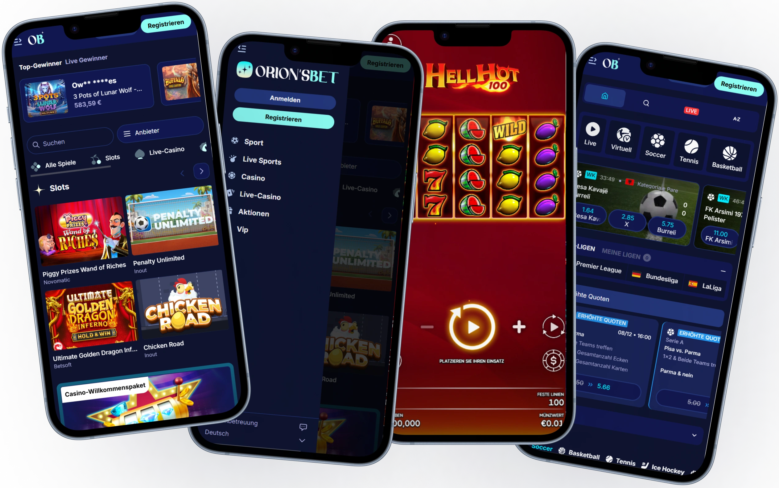 Orionsbet Casino Mobile App